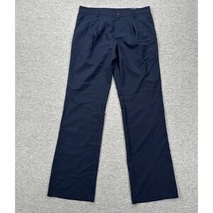 Adidas Dustin Johnson Pants Mens 34x34 Blue Climalite Performance Chino City